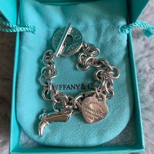Tiffany and Co. Toggle Bracelet with Charms